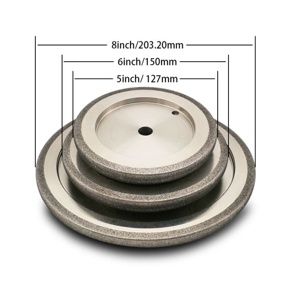 Band saw blade sawmill grinder tools Electroplated CBN grinding Wheel disc for sale