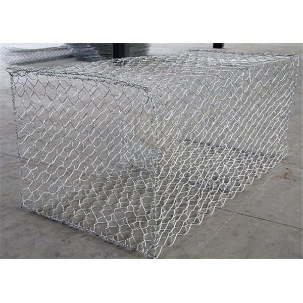 High Zinc Galvanized Gabion Basket Wire Cage For Protect Soil and Water Loss