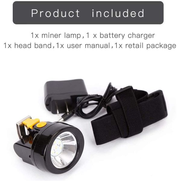 Waterproof Explosion Proof Rechargeable Mining Light LED Headlamp for Hard Hat