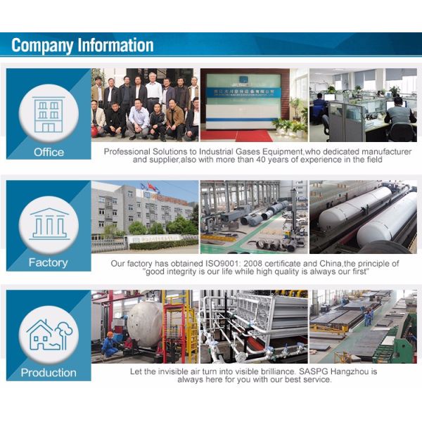 A2 C2 GC1 Carbon Steel High Pressure Air Storage Tanks 60000 Liters