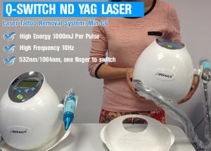Buy cheap 1064nm ND YAG Laser Machine Q Switched , Tattoo Laser Removal Equipment product