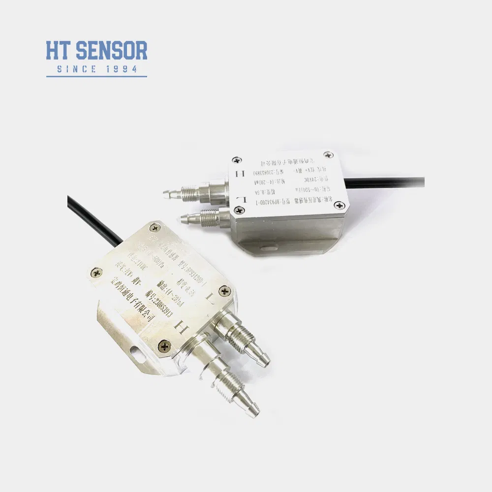 HT Silicon Pressure Sensor 4-20mA Signal Output Micro Differential Pressure Transmitter