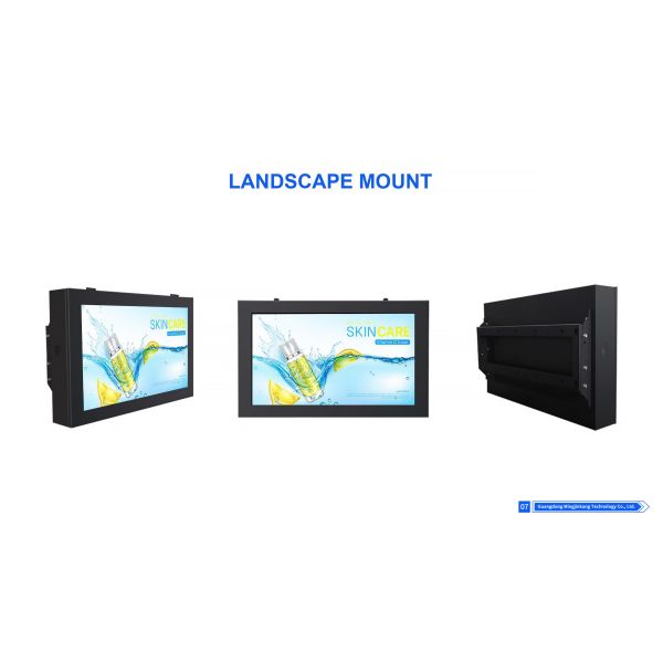 43-55 Inch HD Touch Screen LCD Outdoor Digital Signage Display Shopping Mall Station Wall-Mounted Advertising Machine