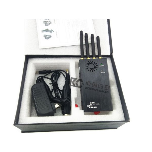 4 antennas, 10 W remote control signal jammer, 315MHz / 433MHz / 868mhz remote control signal blocker