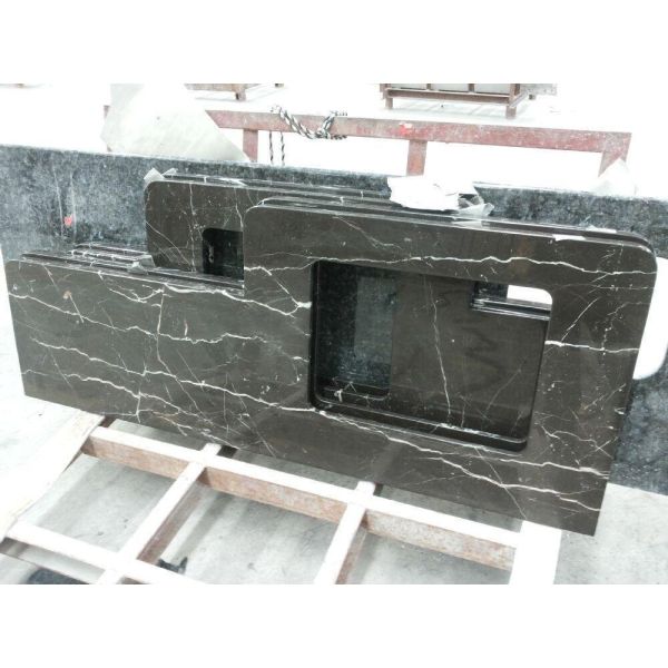 Dark Brown Marble Polished Natural Stone Brown Marble Kitchen Countertops Bathroom Vanity Tops & Table Tops