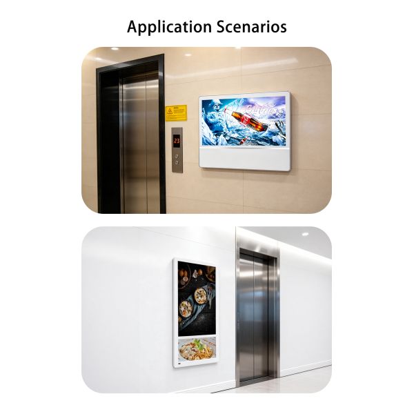 21.5 Inch Wall-Mounted Android WiFi USB Smart Advertising Screen Digital Signage and Displays for Elevator