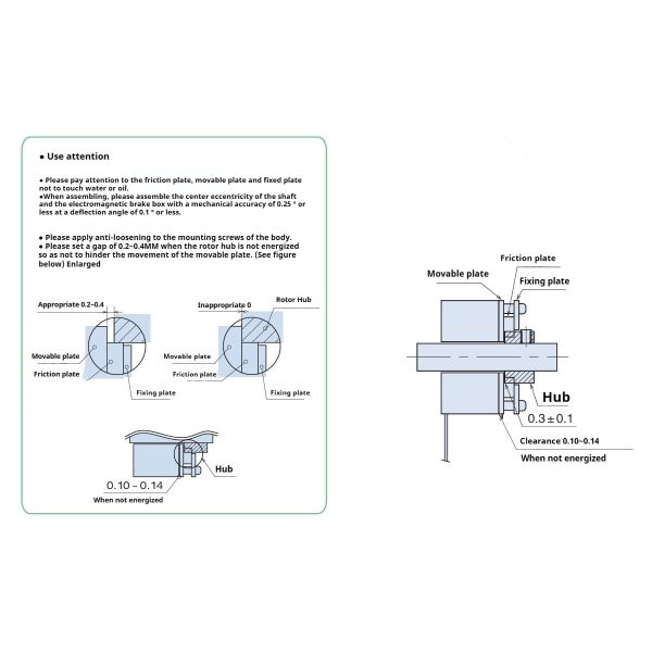 24v Micro Electromagnetic Brake Electric Loss Position Electro Magnetic Clutch Sensor for Printing Machine Production Line ZMB24