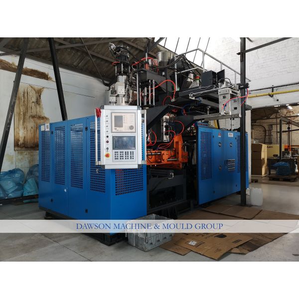660 mm Mold Platen Size 67 kw Power Jerry Can 20l 25l HDPE Plastic Tank Container Drum Extrusion Blowing Moulding System