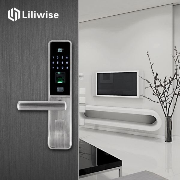 Touch Screen Electronic Door Locks 4 X AA Batteries MF1 Card For Apartment