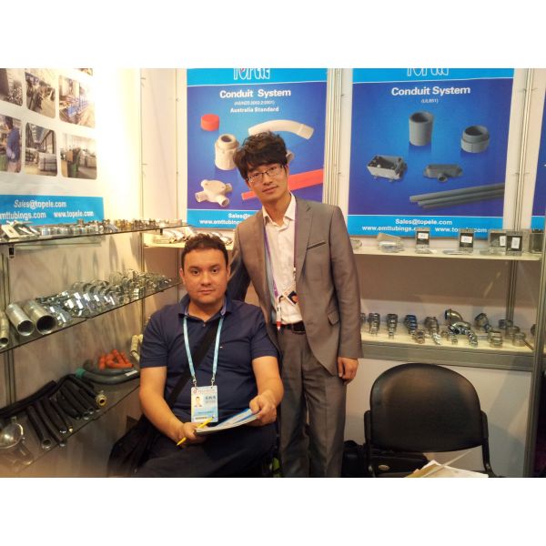Customized Precise Thread Electro-galvanized Rigid Conduit Nipple Steel IMC Conduit And Fittings