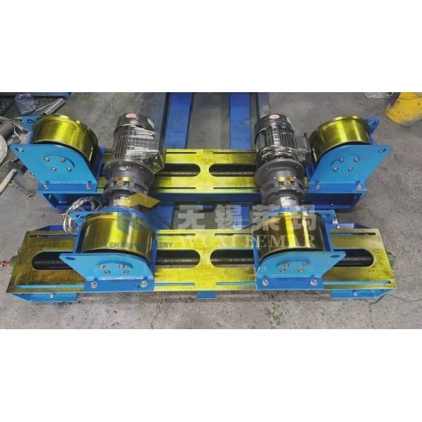 Medium Duty 5 Ton Adjustable Welding Turning Rolls For Medium Vessel Pipe Fabrication