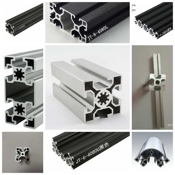 Industrial T Aluminum Extrusion Profiles Single V Groove For V Slot Rails