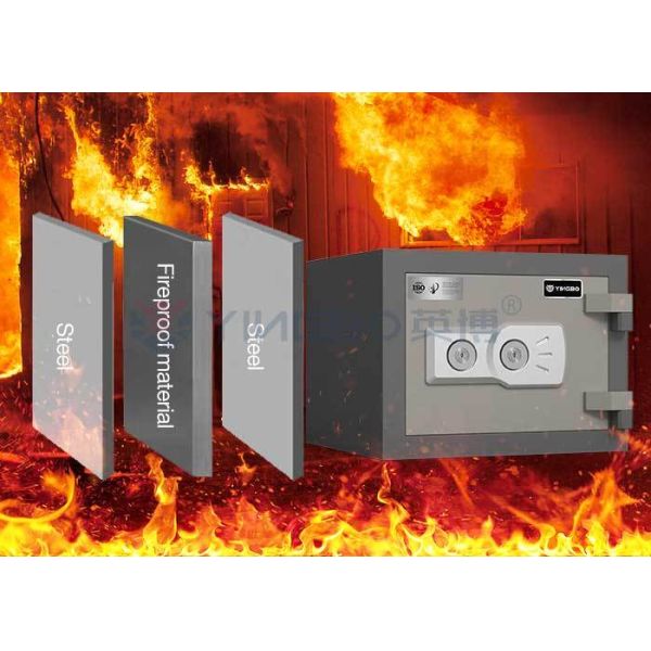 File Storage Box Fireproof Safe Box Burglary Resistant Safe Solid Steel Construction