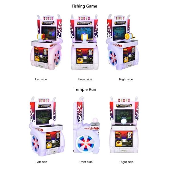 Happy Pat Kids Arcade Machine Bouncy Ball Out 15'' LCD Screen CE RoSh SGS