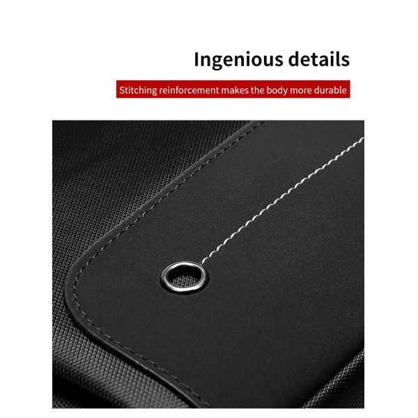 A4 Document Men'S Business Briefcase Bag Scratch Resistant 27cm Length