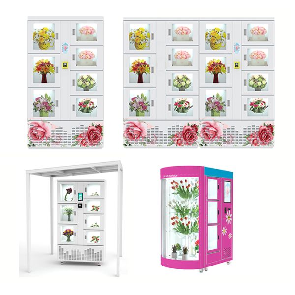 19 Inch Flower Vending Machine Locker With Cooling System 50HZ