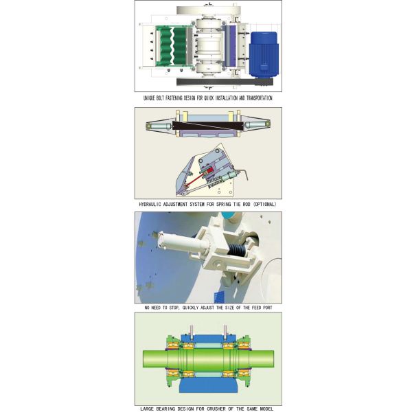 Stone And Rock Jaw Stone Crusher Machine 140-465tph