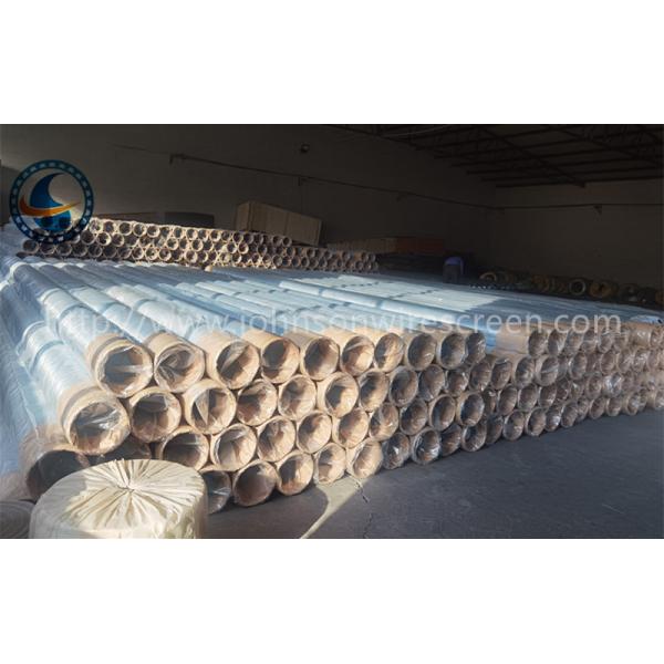 8" Well Screen Pipe 0.75mm Slot Beveled Welded Ring Ends Continuous