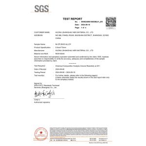 Huona (Shanghai) New Material Co., Ltd. Certifications