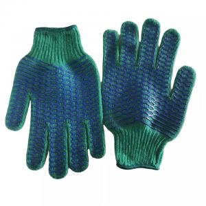 China SGS Leather Garden Safety Work Gloves Cut Resistant 25cm Long on sale