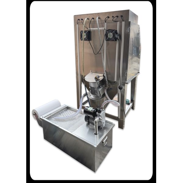 Vapor Cleaning Wet Sandblasting Machine for Closed Loop System