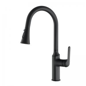 China Thermostatic Kitchen Mixer Faucet , 275.5mm Pull Out Spout Kitchen Tap on sale
