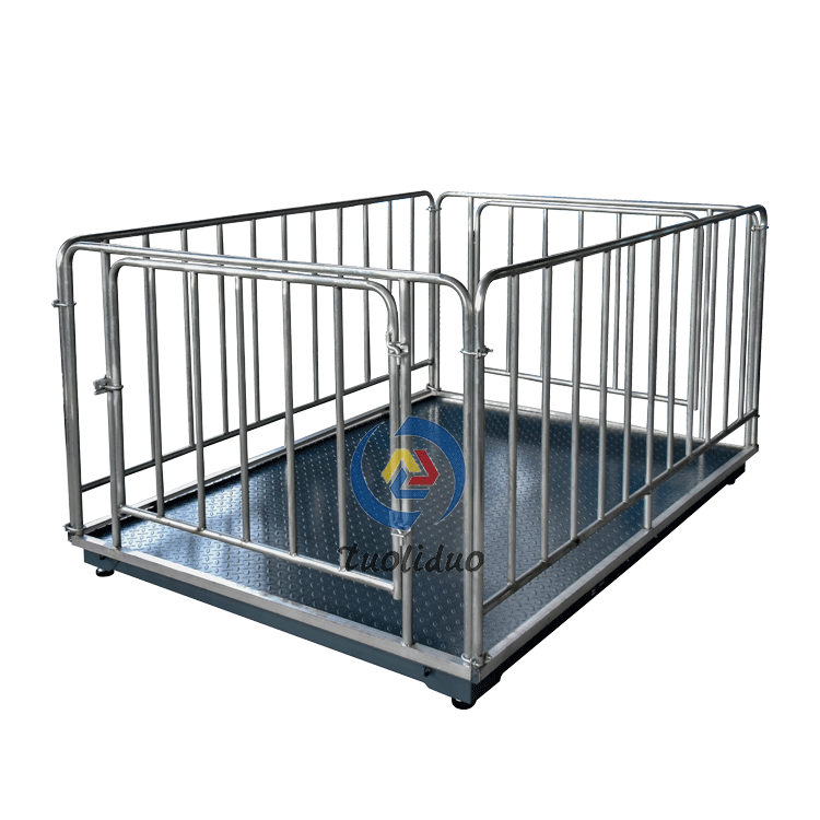 Customized OBM Support Digital Livestock Scale for Sheep Cattle Poultry Farm 2000KG Weight Limit Fence and Panel Included