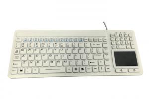 Buy cheap EMC Emission 107 Keys Waterproof Silicone Keyboard 100mA With Mouse Touchpad product