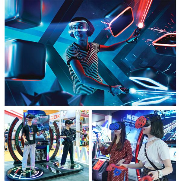 Indoor Fun Center Equipment Video Game Simulator Dynamic VR Motion Platform