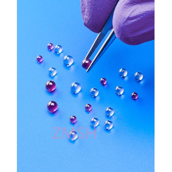 Small Diameter Sapphire Ruby Balls For Alves, Pumps, And Watches High Hardness Ball Bearings