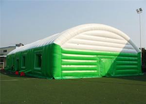 Buy cheap White Green Inflatable Event Tent Dome Shaped Sound Insulation Heat Preservation product