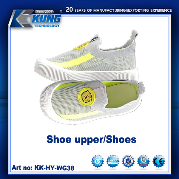Customized High Elastic Breathable Children Shoes Upper Non Slip