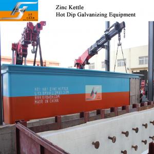 China Zinc Kettle Pot Tank Supplier Hot Dip Galvanizing Production Line Equipment Manufacte High Velocity Furnace Burner on sale