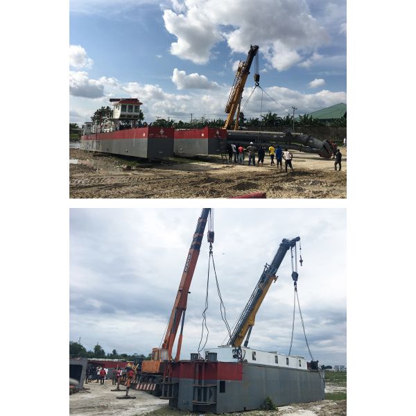 Crown-like Cutter Head Suction Dredge Up To 12 Meters Depth For Versatile Dredging Needs