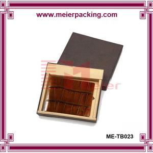 Buy cheap wholesale cheap custom size printed rigid set-up cardboard paper box for genuine leather wallet product
