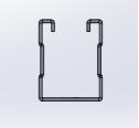 Hot Galvanized C U Steel Profile Cold Formed Steel For PV solar Plant Project Thickness 1.4-3mm