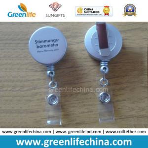 China High Quality Customized Plastic Shell Silver Colored ID Badge Holder on sale