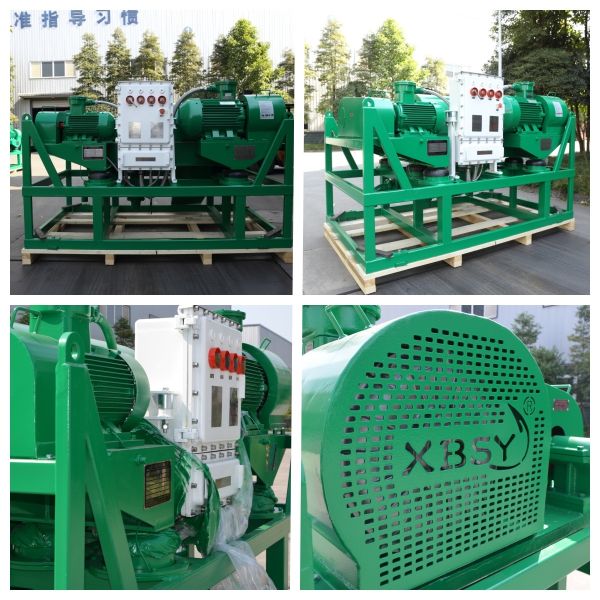 2500r/Min Drilling Mud Centrifuge 70m3/H Mud VFD Control​​ Decanter Centrifuge