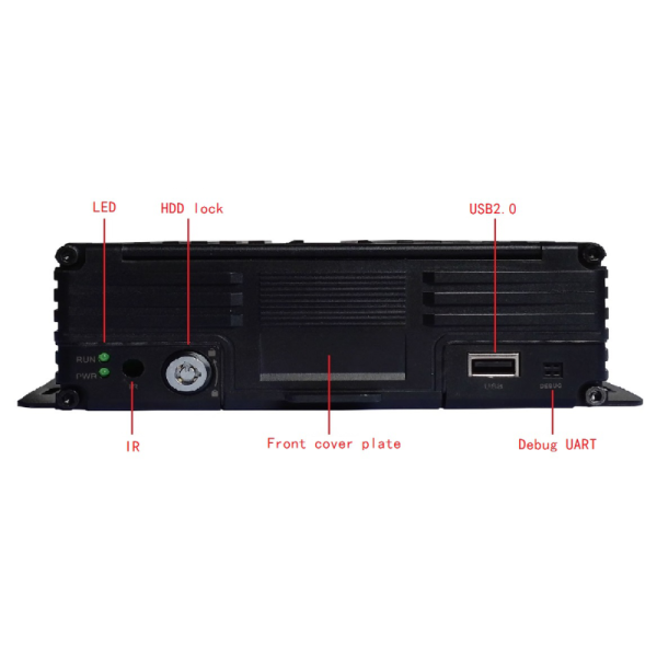 CCTV Digital Video Recorder SD Card DVR / 8 Channel Mobile Car DVR System
