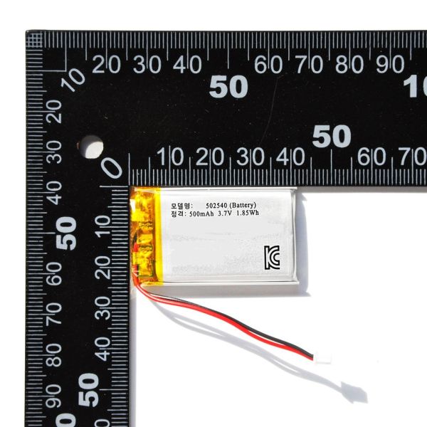 Li Polymer KC Rechargeable Lipo Battery 3.7V 500mAh 502540
