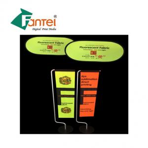 Buy cheap Dye Sublimation Pull Up Display Banners Fluorescent Yellow Signs product