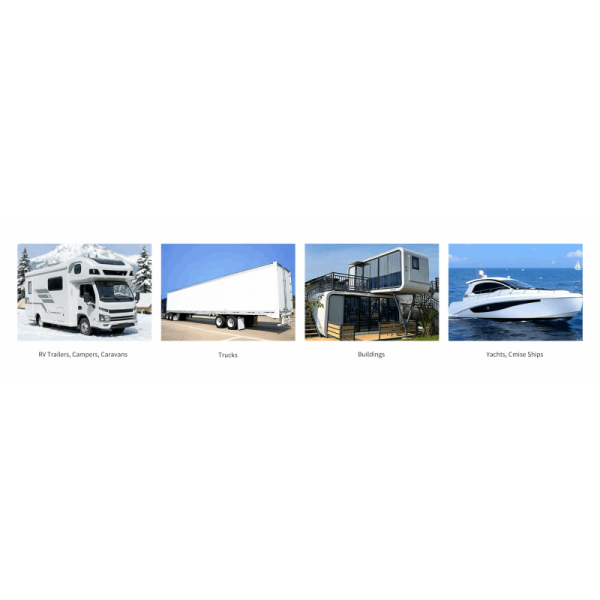 Fiberglass Siding For Camper Scratch Resistant Long Lifespan Motorhome Outer Panel