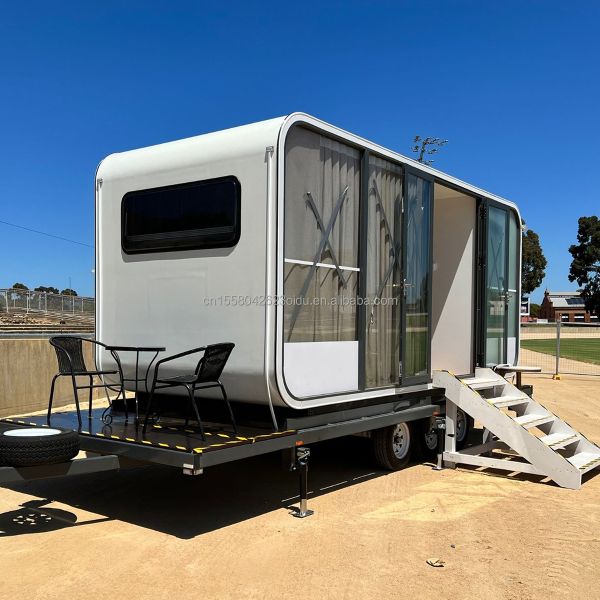 Sandwich Panel Material Prefabricated Capsule Room for Bedroom in Designed Steel Structure Container House