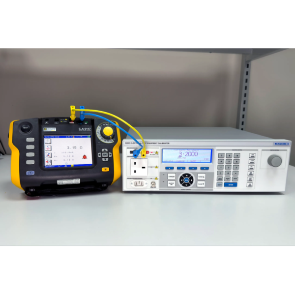 Transmille 3200 Series Multi Function Electrical Test Calibrator with 17th Edition Compliance, Auto Loop Correction, and Digital Waveform Capture