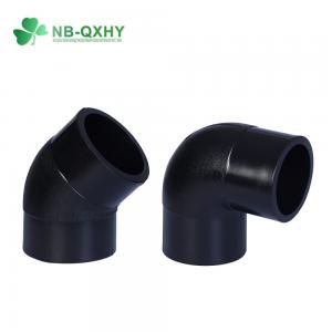 Buy cheap Plastic Pipe Fitting Elbow HDPE Butt Fusion Elbow 45 Degree Elbow for Round Head Code product