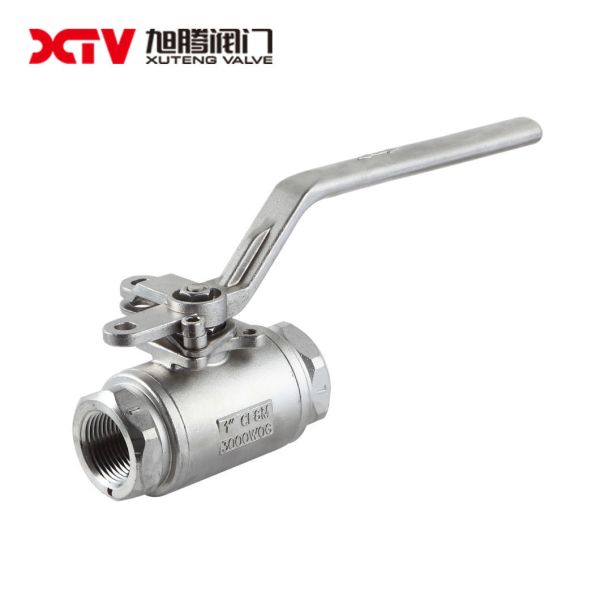 Thread Connection 2PC NPT Internal Thread Forged Steel Material Floating Ball Valve