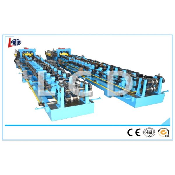 Quick Change Cz Purlin Roll Forming Machine PLC Control 20 Mpa Working Pressure