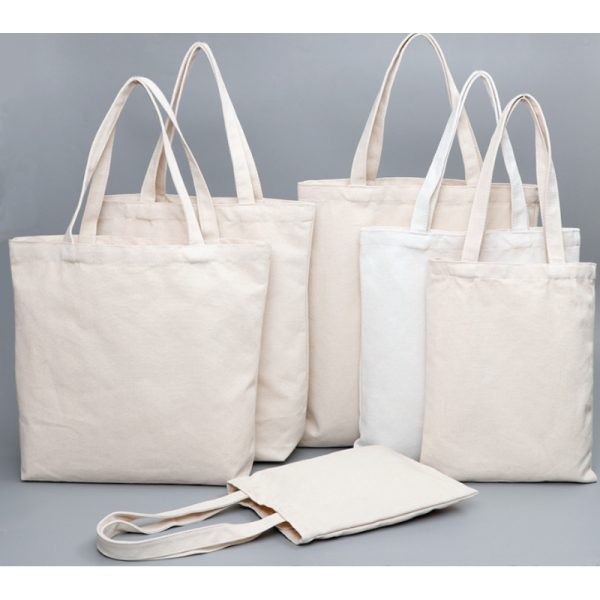 Plain Canvas Shopping Bag , Personalized Reusable Shopping Tote Bags