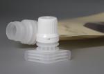 White Plastic Spout With Caps Could Automatic Filling Packing On Spout Pouch