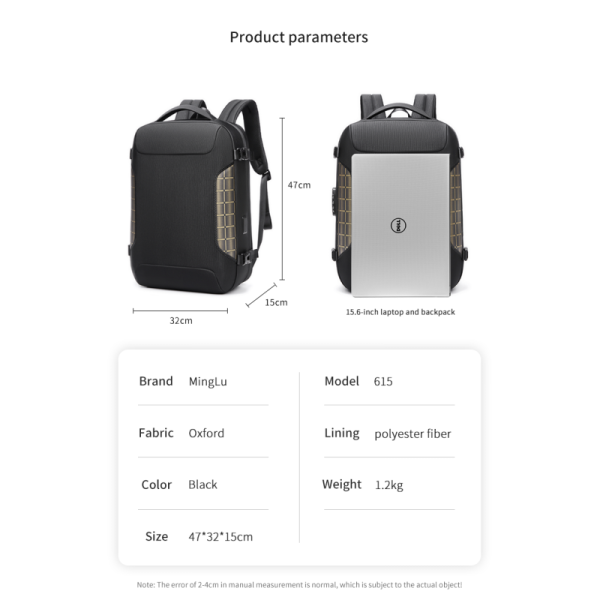 Anti Sweat Waterproof Laptop Rucksack Rainproof Laptop Backpack Comfortable
